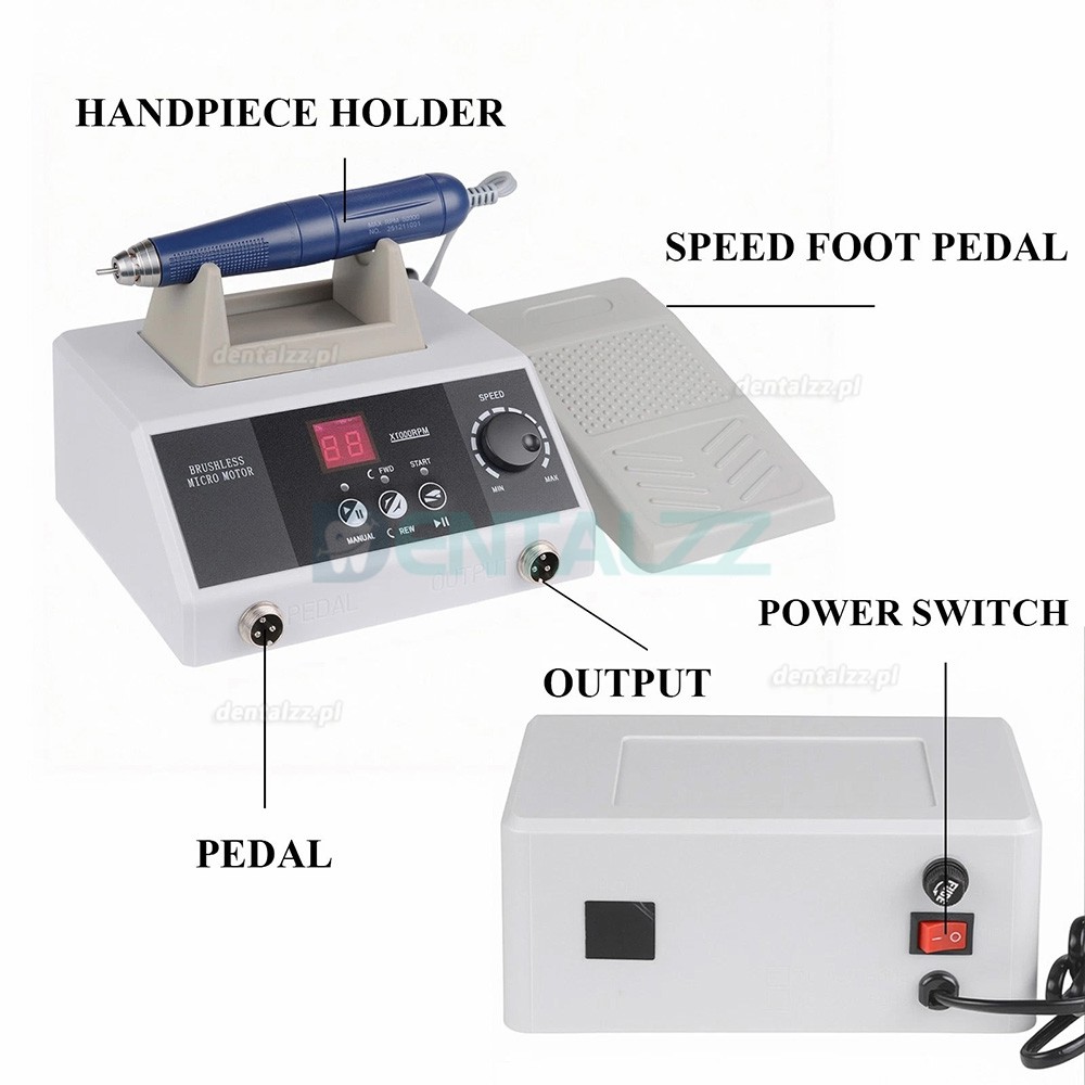 YD-BM003 Mikrosilnik Bezszczotkowy 50000 obr./min Szlifowanie Rzeźbienie